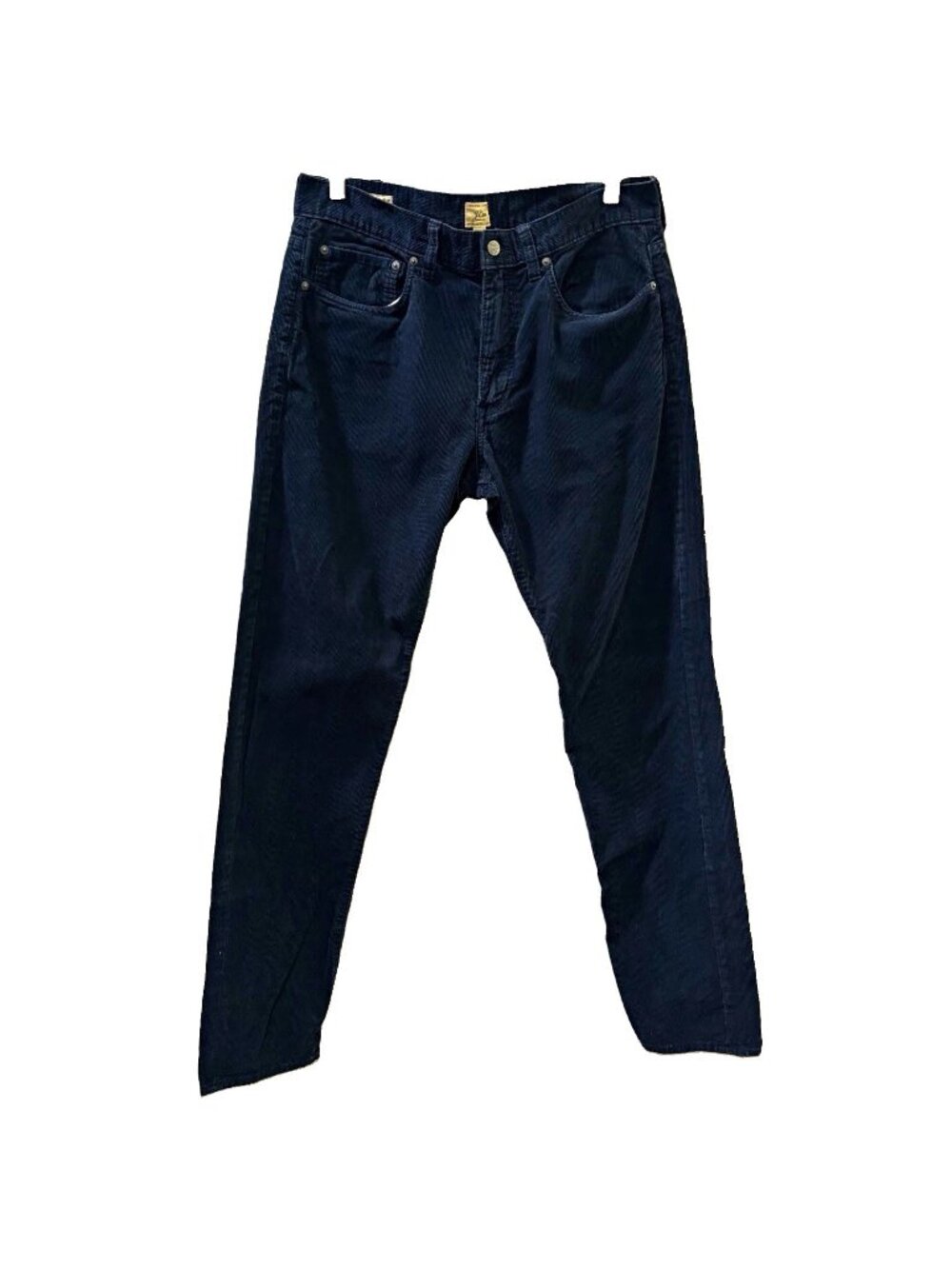 J.Crew Corduroy Jeans pants academia preppy Men Slim Fit Straight Blue Cotton